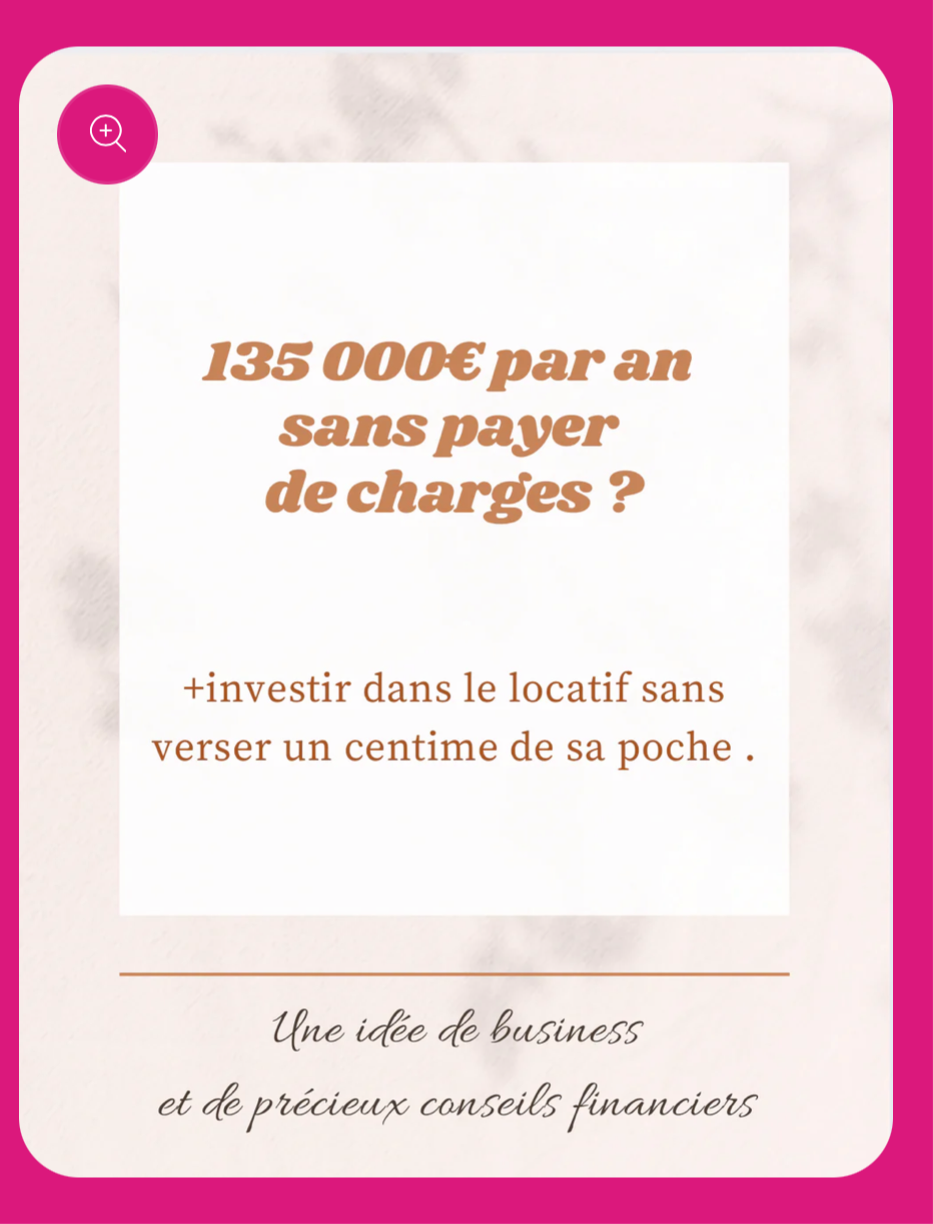 Une idée de business avec de précieux conseils financiers.