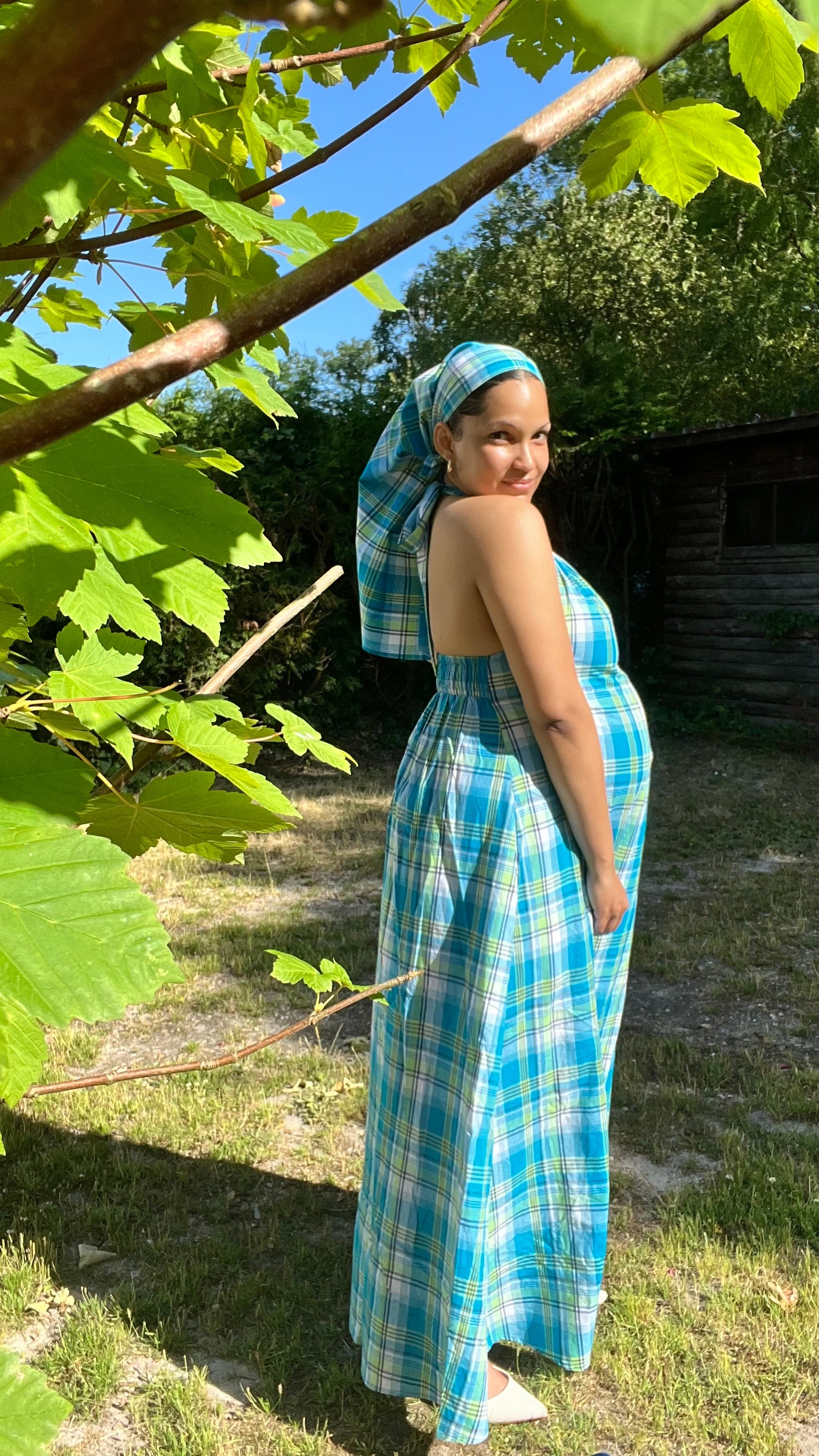 Robe madras Taille unique