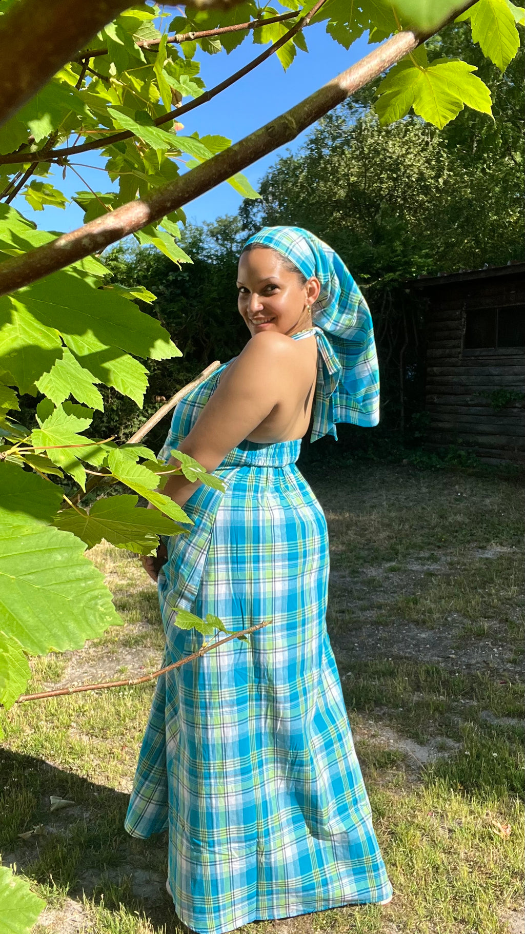 Robe madras Taille unique