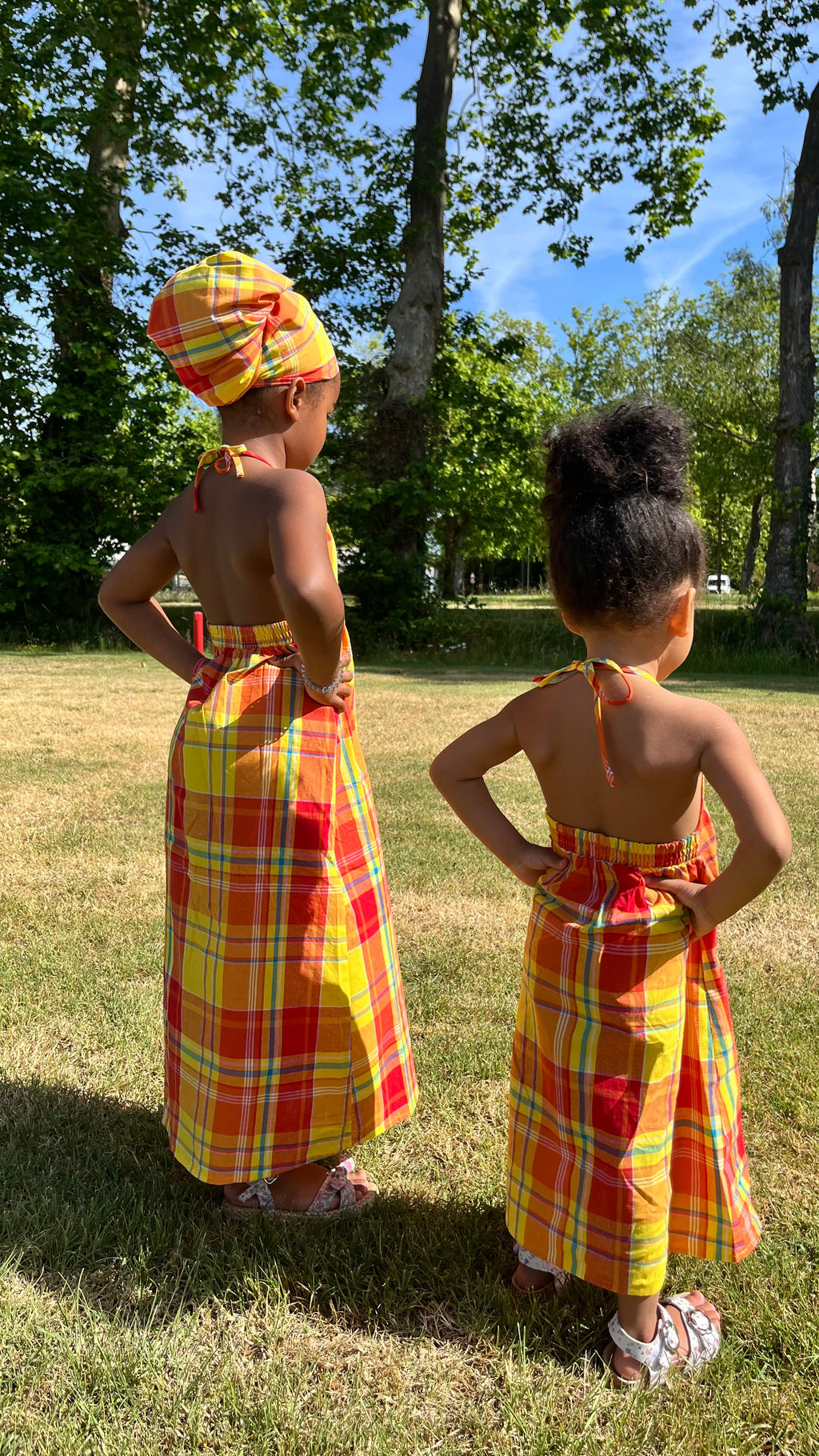 Robe madras enfant