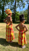 Robe madras enfant