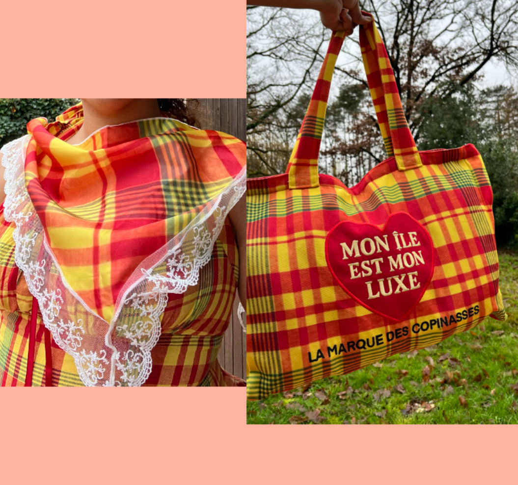 Duo madras sac et foulard