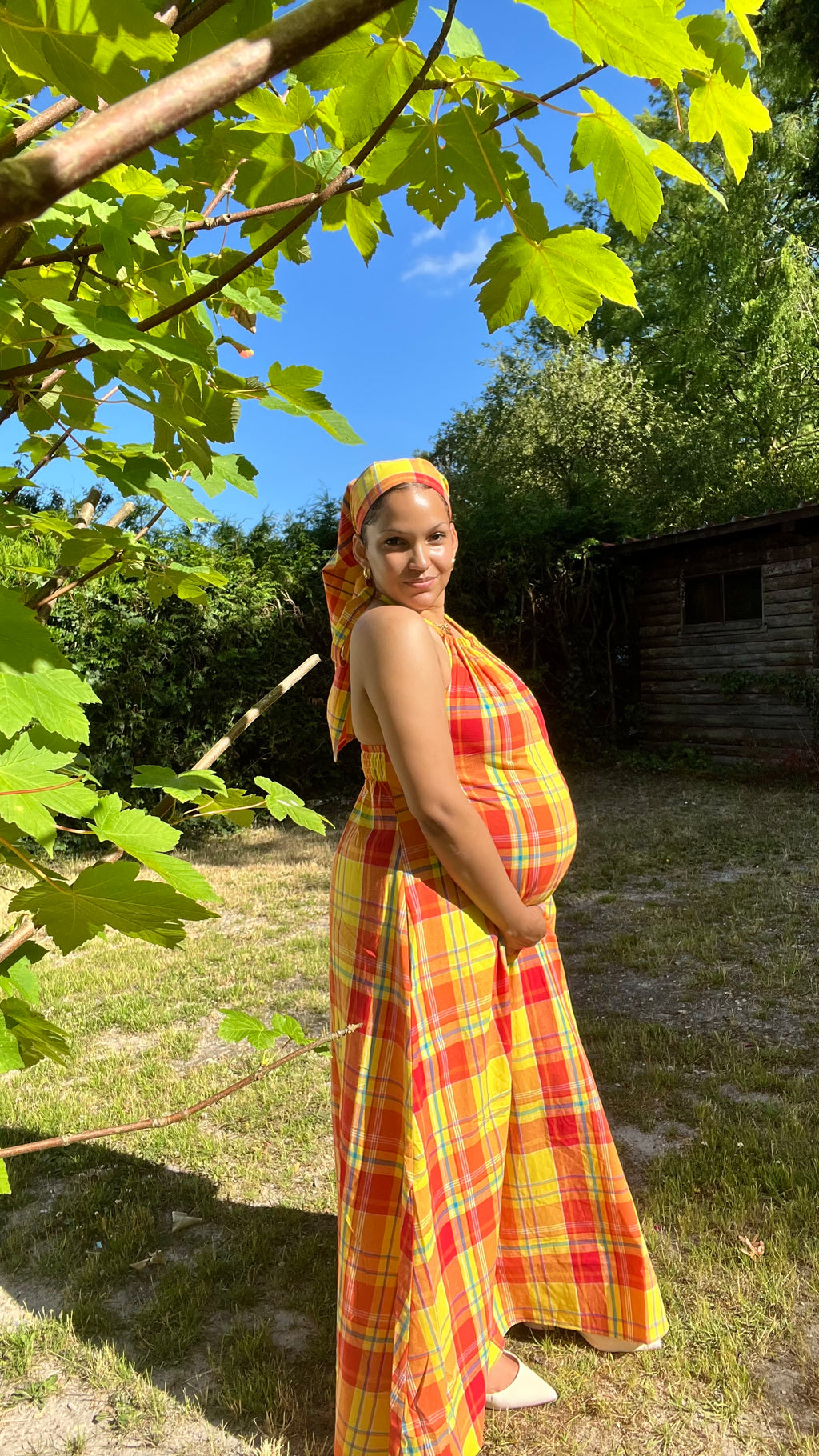 Robe madras Taille unique