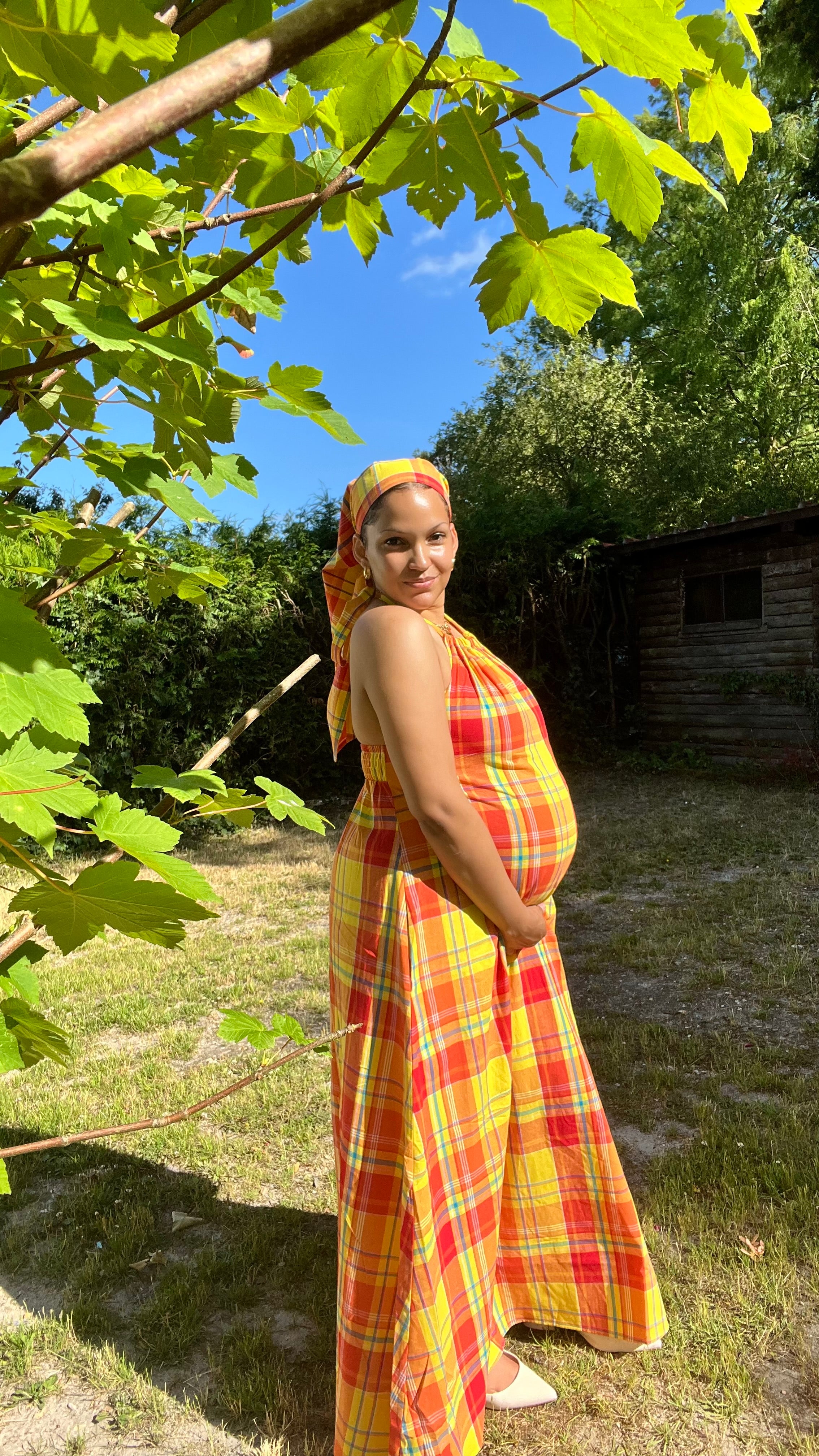 Robe madras Taille unique
