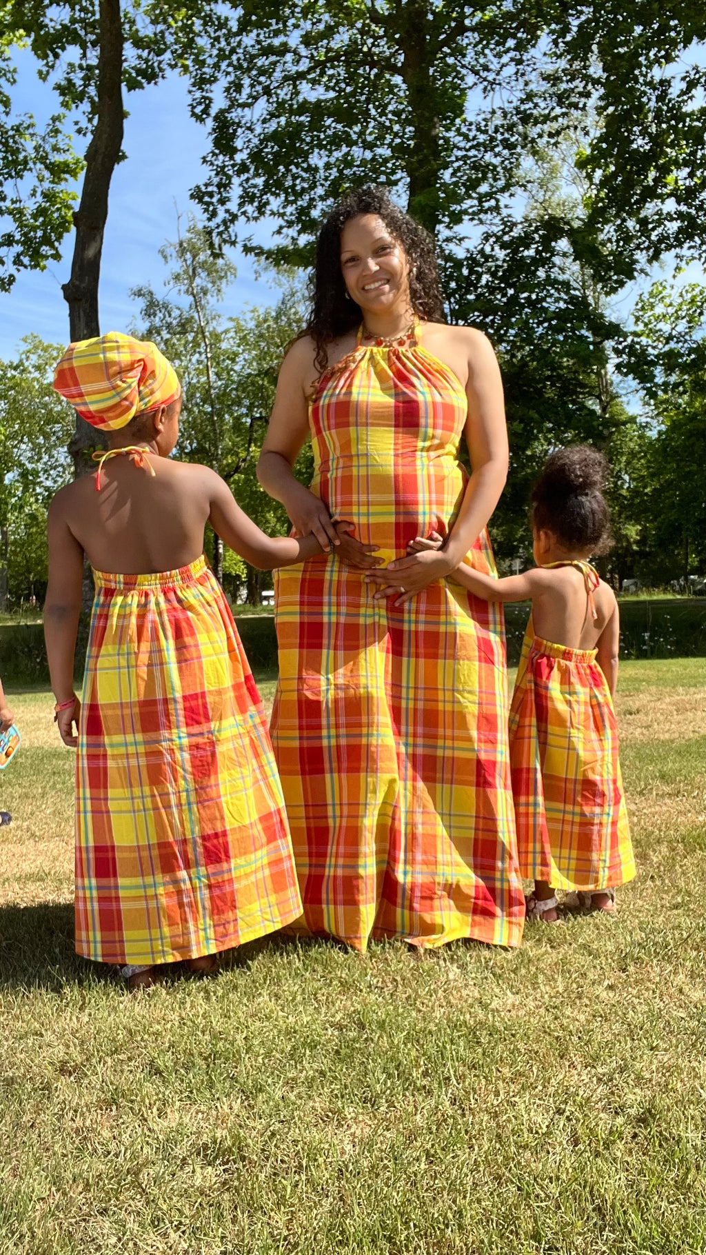 Robe madras enfant