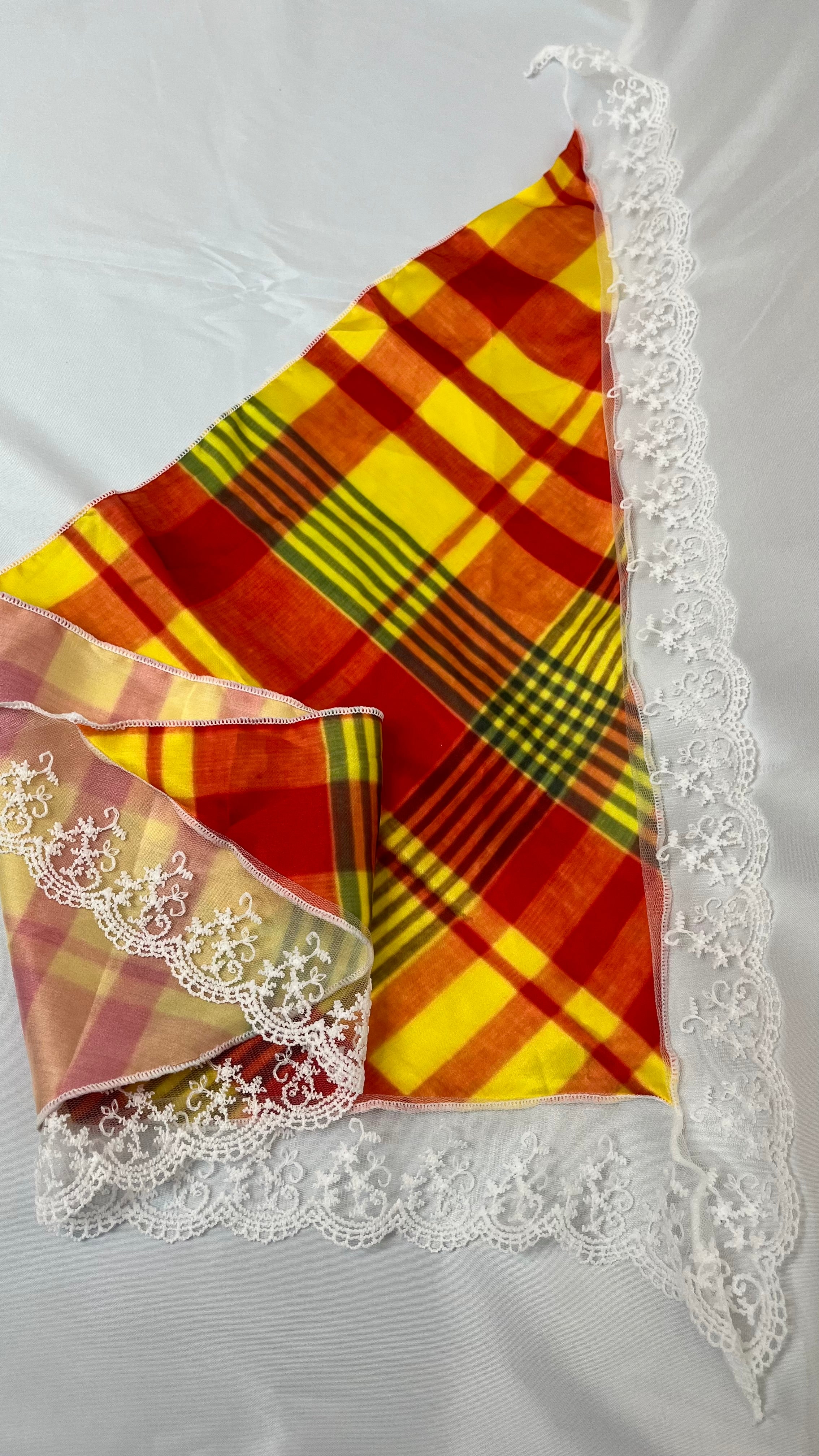 Foulard madras satiné