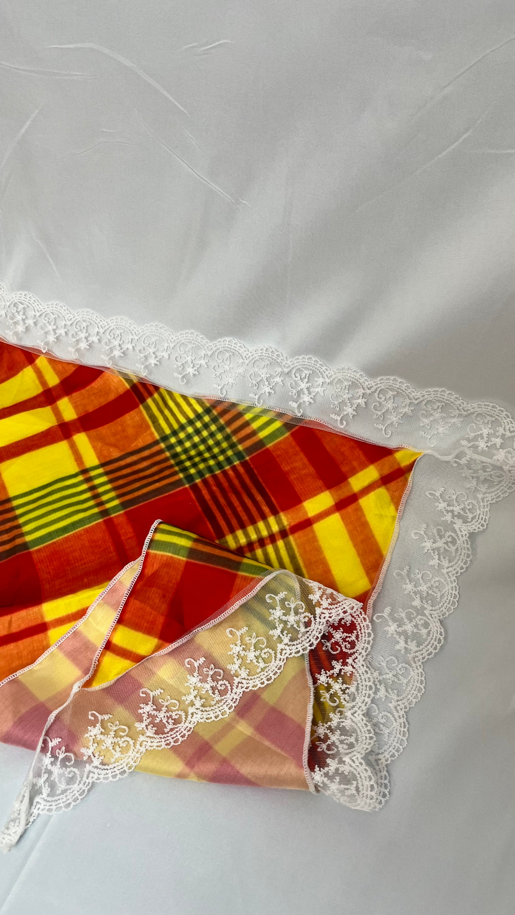 Foulard madras satiné