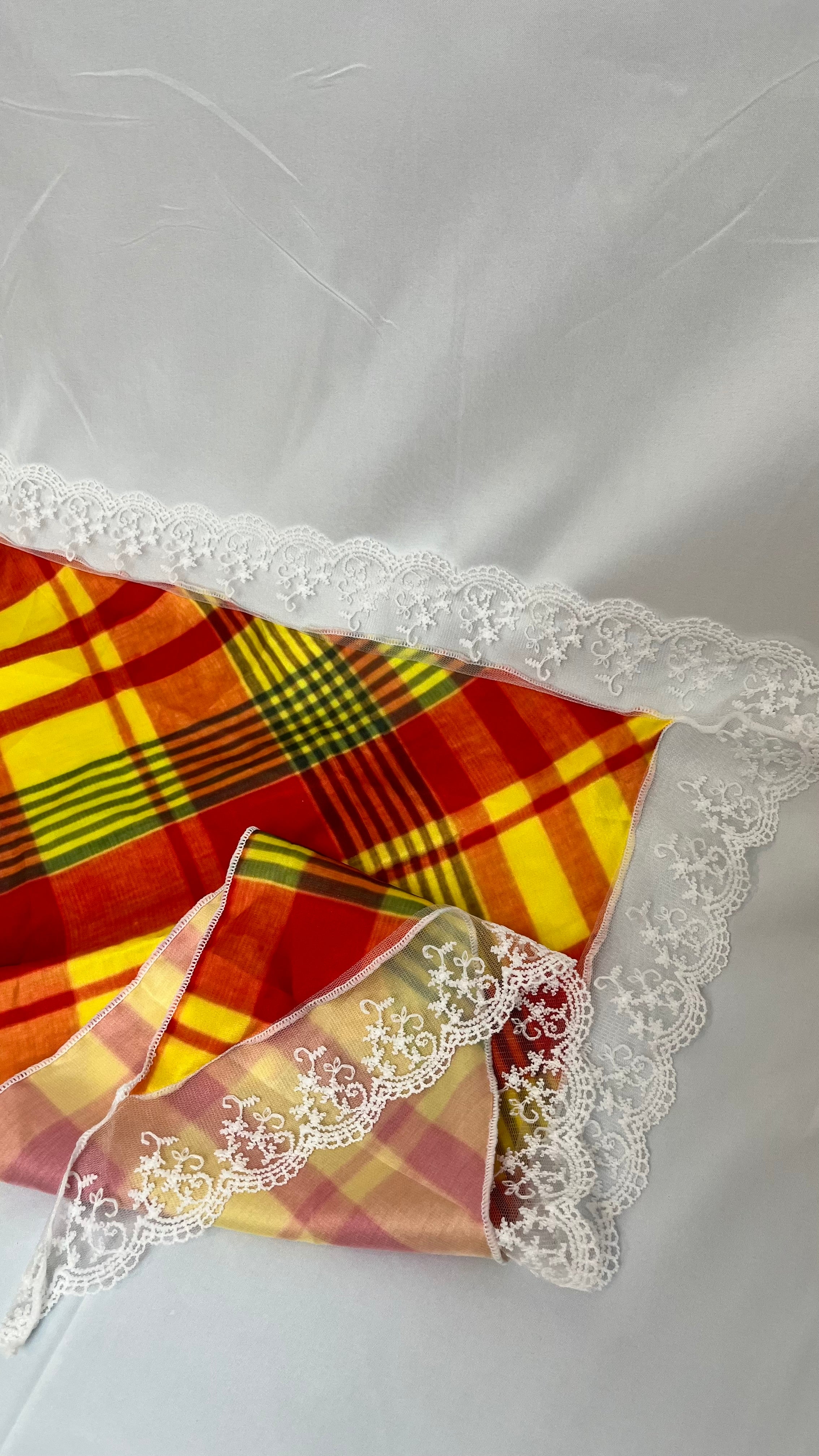 Foulard madras satiné