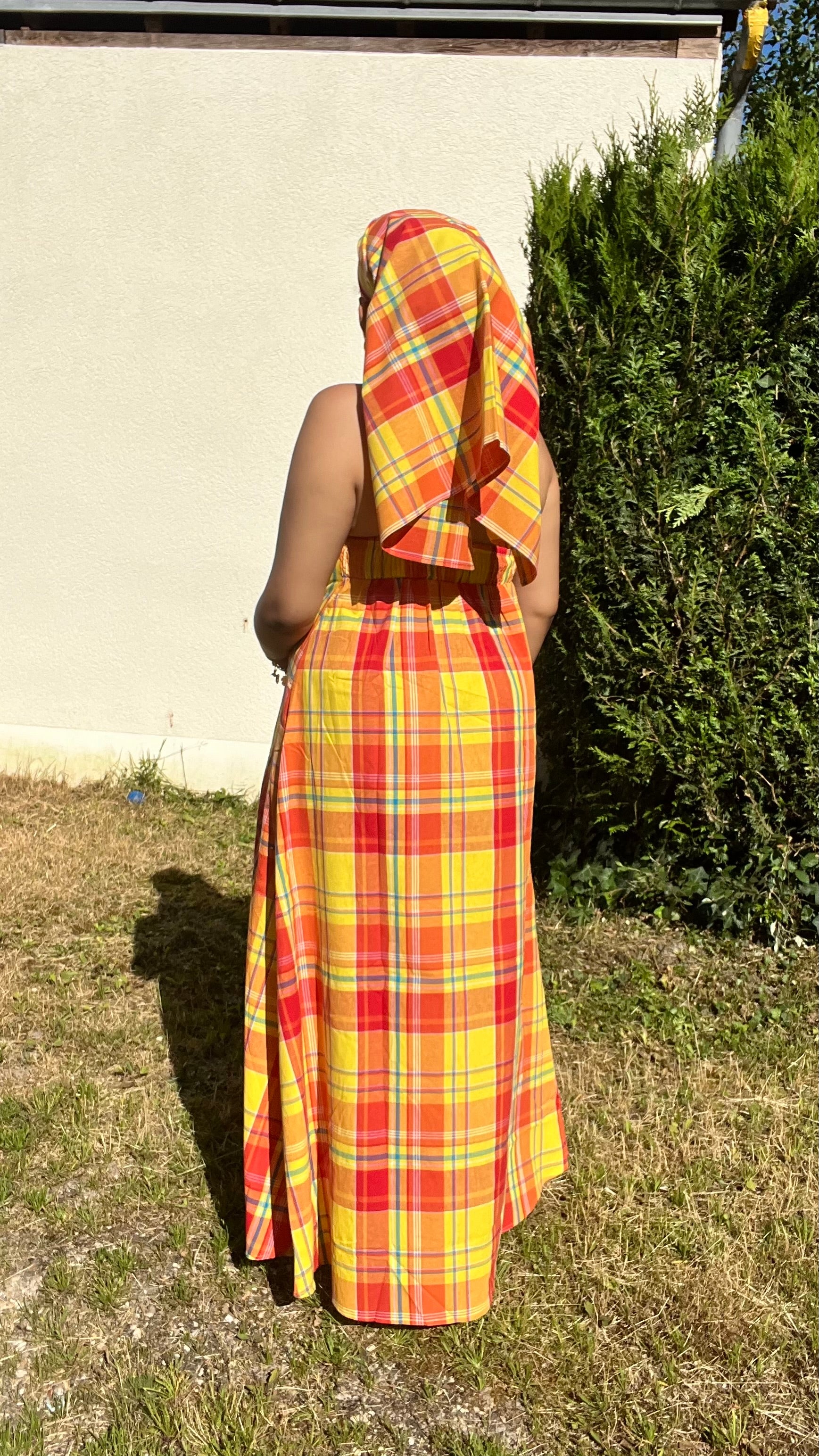 Robe madras Taille unique
