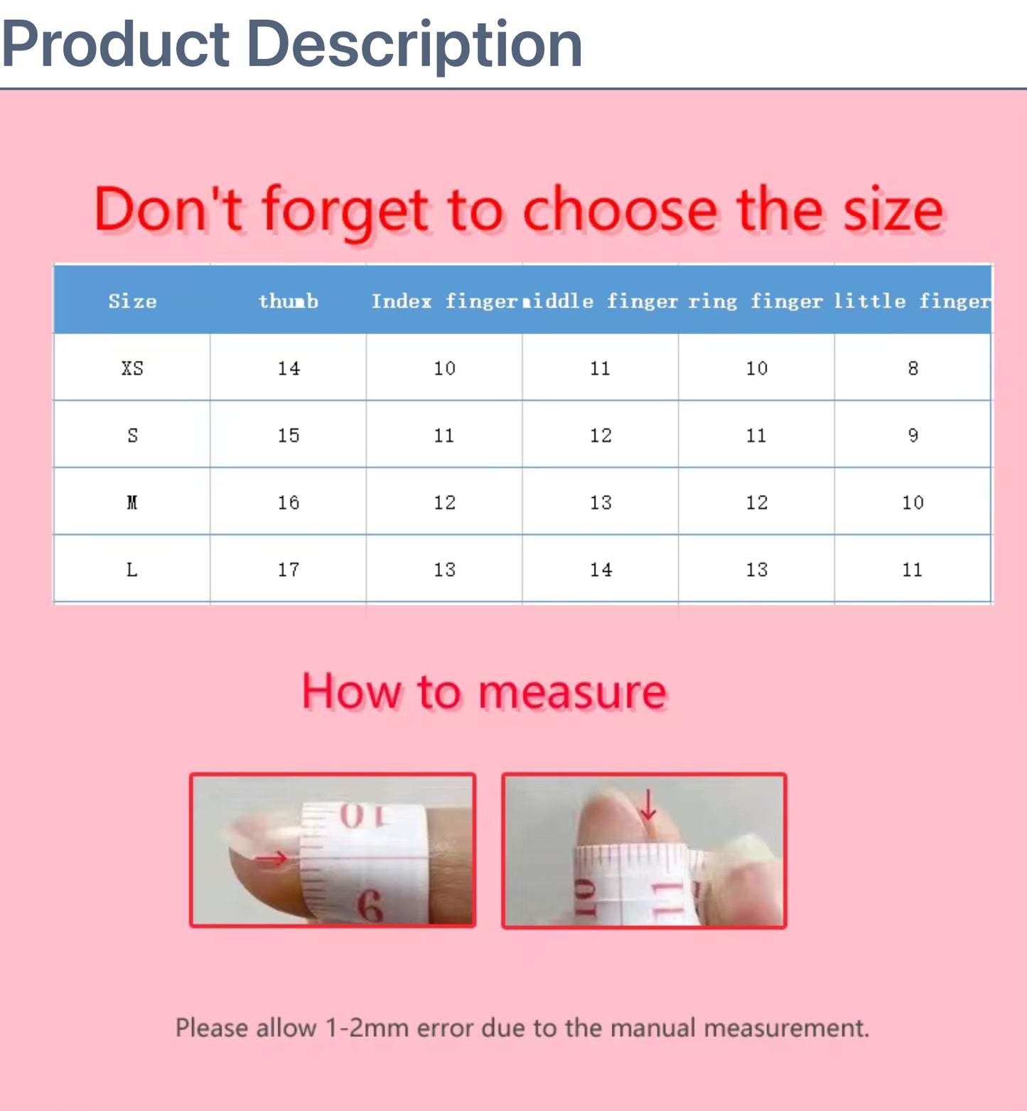 Ongles réutilisables ( press on nails + kit )