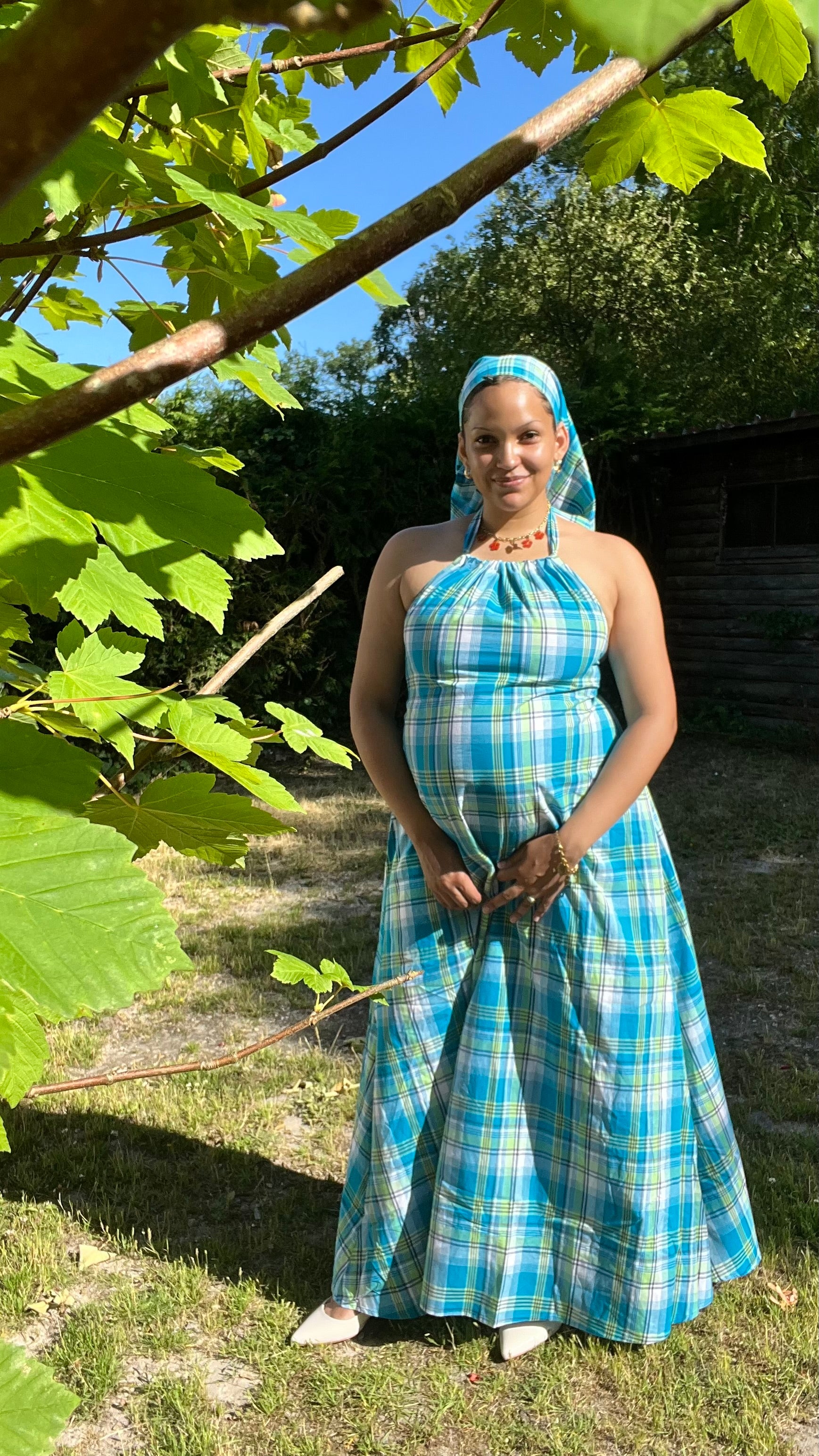Robe madras Taille unique
